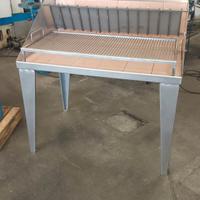 bbq per legna in acciaio inox 