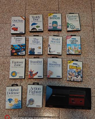 Giochi per Sega Master System e console da testare