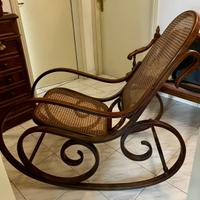 Sedia a dondolo vintage Cantoni Udine