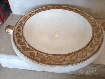 centrotavola porcellana d arte nuovo 50 cm. nuovo 