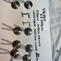 R 8 gordini valvole titanio