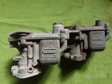Coppia carburatori Fiat 500 D F L R Weber