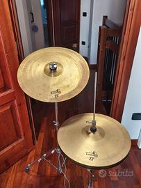 Set piatti Tamburo T5 – Hi-hat 14" + Crash 16"