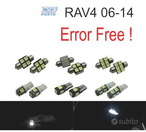 KIT 6 LAMPADE LED INTERNE TOYOTA RAV4 06-14