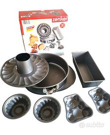 TORTIERA ZENKER CON SET STAMPI, 8 PZ