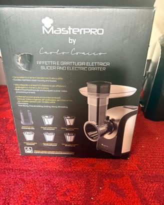 Affetta e Grattugia Elettrica Masterpro by Cracco