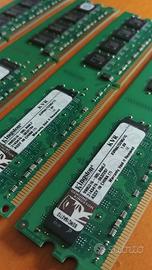 KINGSTON 1GB PC5300 DDRII (KVR667D2N5/1G) X 4