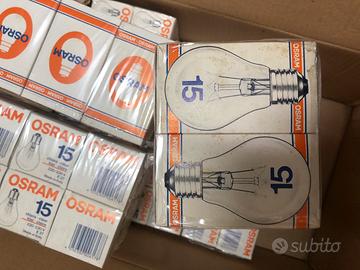 Lampadine Osram nuove 15 w E27 pezzi 190
