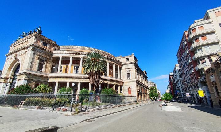 Politeama E.AMARI BILOCALE (arredato e corredato)