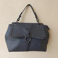 Borsa GianMarco Venturi con borchie grigia