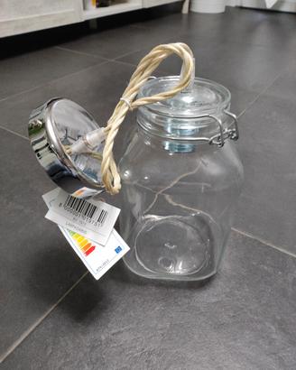 Lampada a sospensione a barattolo di vetro E27