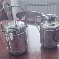 Portaghiaccio e Caraffa Termica Silver Plate