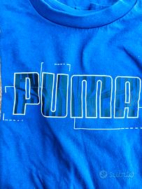 t-shirt blu Puma 13-14 anni 164 cm