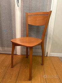 4 Sedie in noce nazionale