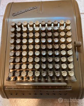 Addicalco Acca Milano calcolatrice vintage