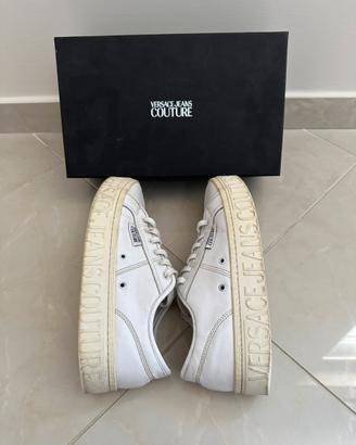Sneakers Versace da uomo in vera pelle numero 43