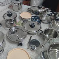 Batteria di pentole acciaio inox 18/10 completa –