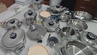 Batteria di pentole acciaio inox 18/10 completa –