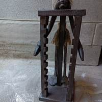 Arredamento etnico in legno - porta CD - nuovo