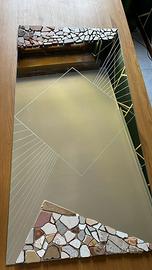 Specchio 140x70 lavorazione a mano