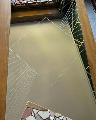 Specchio 140x70 lavorazione a mano
