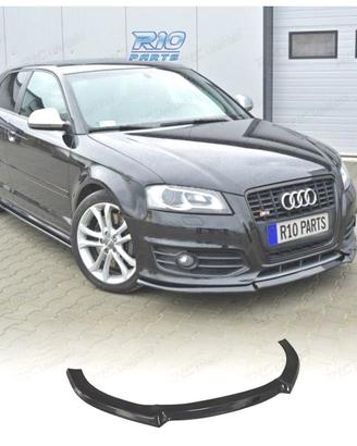 SPOILER LIP AUDI A3 8P 08-12 NERO LUCIDO