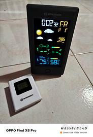 stazione meteo  e radio con sensore esterno 