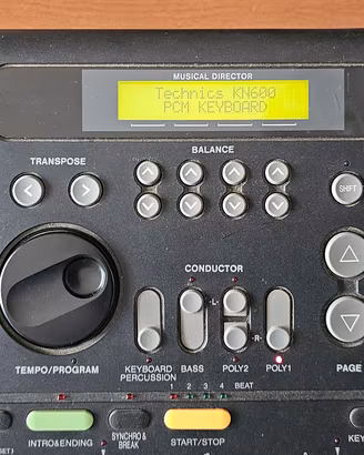 Tastiera Technics KN600 PCM Keyboard