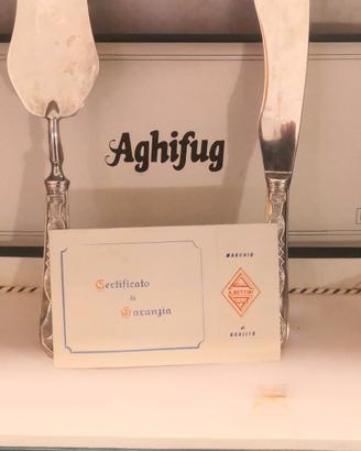 Servizio Dolce Vintage AGHIFUG in Argento 800