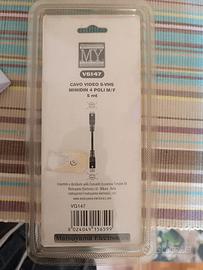 Cavo Video S-VHS Mini-DIN 4 poli M/F – 5 metri – N