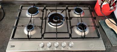 Piano cottura 5 fuochi