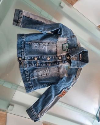 giacca in jeans bambino tg. 6 anni