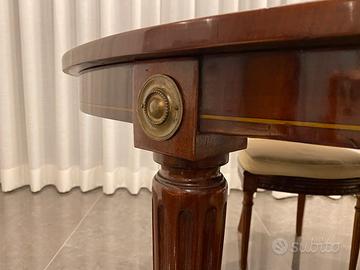 Tavolo Luigi XVI orig FR e sedie