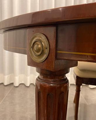 Tavolo Luigi XVI orig FR e sedie