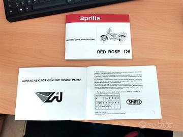Libretto uso e manutenzione Aprilia Red Rose 125
