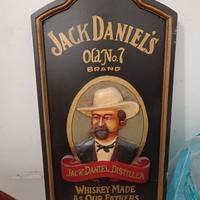 INSEGNA JACK DANIELES IN LEGNO