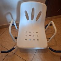 seduta girevole anziani per vasca da bagno