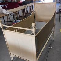 Letto bimbo in ferro smaltato Anni 50/60