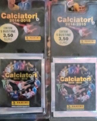 2 confezioni 5 Bustine Calciatori Panini 2014/15