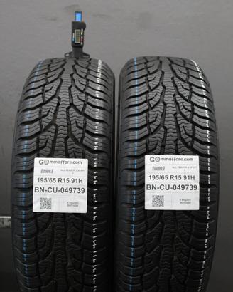 2 Pneumatici 195/65 R15 Uniroyal All Season Expert