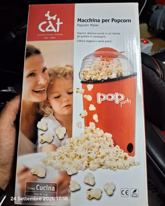 macchina per popcorn 