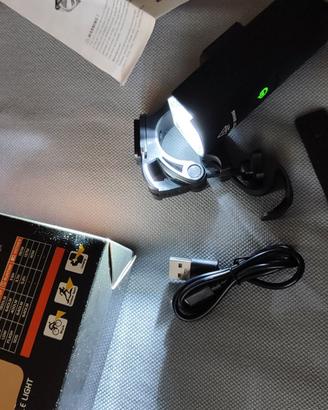 Luce led ricaricabile bicicletta