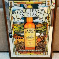 Specchio pubblicitario vintage Langs Supreme
