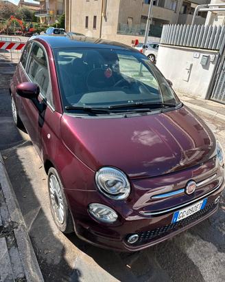 Fiat 500 Lounge – 1.0 Hybrid Bordeaux metallizzato