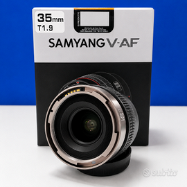 Samyang V-AF 35 T1.9 per Sony E-Mount