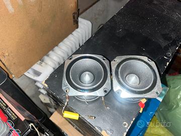 Coppia tweeter bullet e driver box subwoofer 30 cm