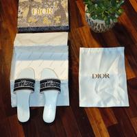 Sandalo flat con fascia in tessuto - Bianco