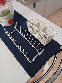 CESTELLO PORTAPOSATE e GRATA X PIATTI (UNIVERSALE)