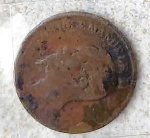 moneta antica Vittorio Emanuele II