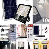 Faro LED Solare da Esterno con Pannello Fotovoltai